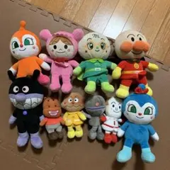 アンパンマンぬいぐるみ　10点