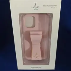 Bc28)LANVIN iPhone12/12proケース リボン ソフトピンクのサムネイル