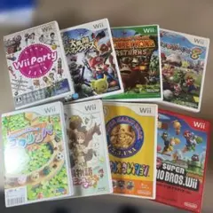Nintendo 任天堂Wiiゲームソフトセット　8本
