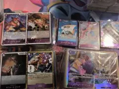 ワンピースカード　紫色まとめ売り