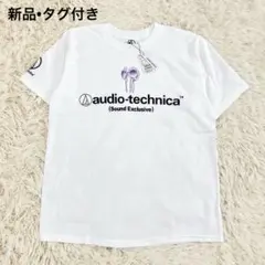 新品•タグ付き　オーディオ•テクニカ anvil 半袖Tシャツ　白のサムネイル