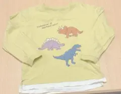 恐竜柄 長袖Tシャツ 120cm