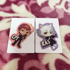 Crazy Raccoon CR グミ ステッカー CPT RAS 2枚セット