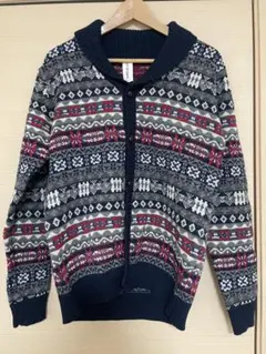 OUT OF SIGHT ノルディック柄 カーディガン