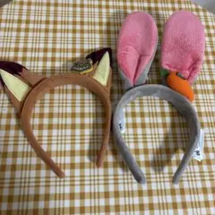 ズートピア　上海　カチューシャ2個セット