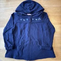 ミキハウス ネイビー色パーカー size120cm