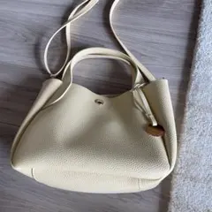 OPAQUE.CLIP クリーム色 ショルダーバッグ