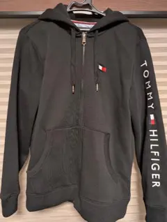 TOMMY HILFIGER ブラック パーカー L/G トミーヒルフィガー