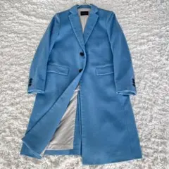 【美品】トゥモローランド ウールカシミヤ チェスターコート ロングコート 36