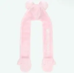 【公式】 ピンク マフラーファンキャップ ミッキーマウス