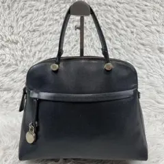 FURLA パイパー　ハンドバッグ　2way ブラック