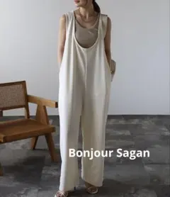 【定価5,490円】Bonjour Sagan 2WAYジップルーズサロペット