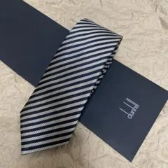 新品　dunhill シルク ストライプ ネクタイ