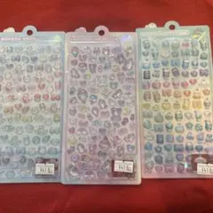 ゆめかわ/ボンボンドロップシール/ 3枚セット