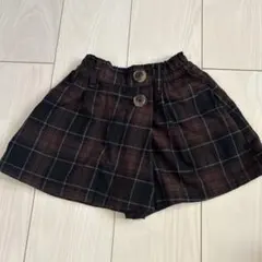 チェック柄ハーフパンツ 105-115cm