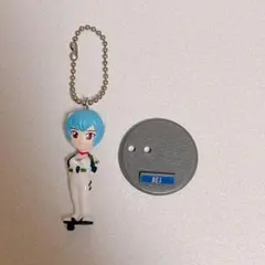 エヴァンゲリオン 限定 レトロ キーホルダー ミニフィギュア 綾波レイ 1