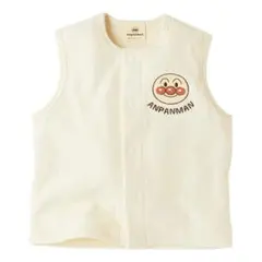 アンパンマン ベビーベスト 80-90cm アイボリー　スリーパー