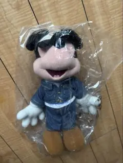 ミッキー　ミニー　デニム　ぬいぐるみ　インテリア　レトロ　ヴィンテージ 落ち着いたデニム仕様がかわいい！東京ディズニーランド