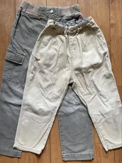 120cm GU ジーユーユニクロ　キッズ　ズボン(パンツ)2本セット