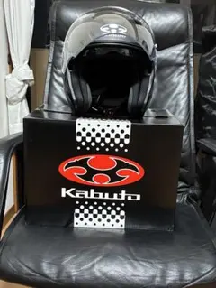 Kabuto exceedLサイズインカム付きゴールド ミラーシールド - メルカリ