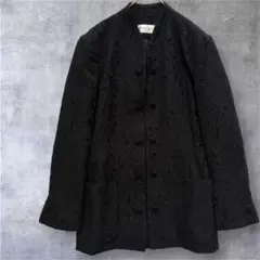 【CHRISTIAN AUJARD】ジャケット　ロングコート　レース　黒