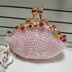 オリジナルハンドメイドビーズがま口