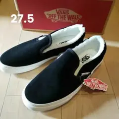 VANS スリッポン ボア 27.5 新品 スエード 防寒
