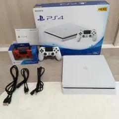 た*や様 SONY PS4 本体 500GB ホワイト コントローラー1個 レッ