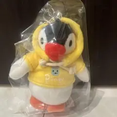 【韓国限定】ピングー ぬいぐるみ キーホルダー 黄色フード PINGU ピンガ