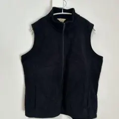 WOOL RICH 【XL】ウールリッチ　大きいサイズ　ブラック　フリースベスト