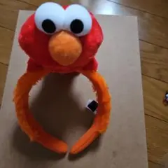 エルモ カチューシャ 赤・オレンジ