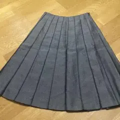 23区 プリーツスカート グレー系