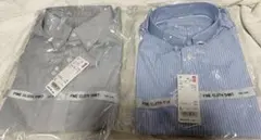 未使用品　定価6000円超　ユニクロ　ファインブロードシャツ　セットＬサイズ