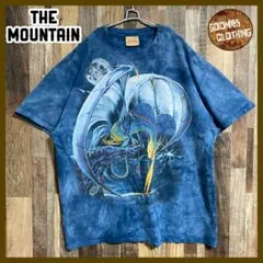 USA ザマウンテン ヴィンテージ ドラゴン タイダイ染め 古着 半袖 Tシャツ