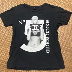 ロゴプリント Tシャツ　セレクトショップ　黒　ブラック