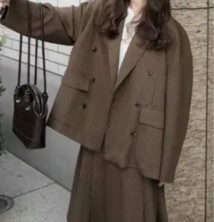 Muori Tie Wrap Tailored Jacket /ivory - メルカリ