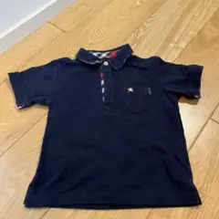 アーノルドパーマー　115センチ　ネイビー ポロシャツ チェック襟