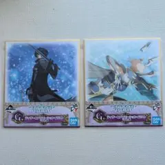 ソードアート・オンライン 一番くじ G賞 ミニ色紙 2枚セットのサムネイル