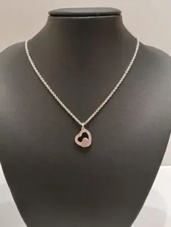 COACH ネックレス ダブルハート シルバーのサムネイル