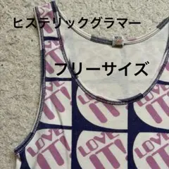 希少 ヒステリックグラマー総柄 ノースリーブ タンクトップのサムネイル