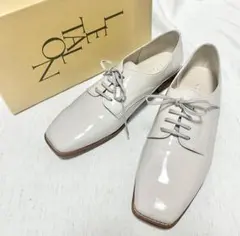 【未使用級】LE TALON ルタロン　スクエアトゥ　ダービーシューズ　25cm