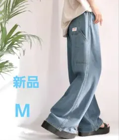 新品未使用　JaVaメンズライク ペインター ツイル ＆ ワイドデニムパンツ　M