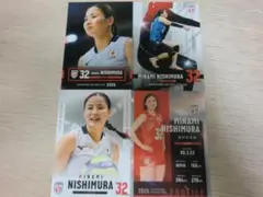 バレーボール女子日本代表2026　西村 弥菜美　RGコンプ　トレカ