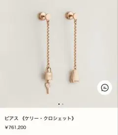 ゆんぴす様専用！エルメス クレオール ミニ・クルー シルバー フープ