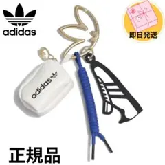 【新品】 アディダス カラビナキーチェーン キーホルダー ホワイト 日本完売品