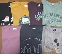 キッズ長袖シャツ7点セット