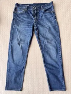 無印良品MUJI　オーガニックコットンストレッチデニムテーパード　メンズ31のサムネイル