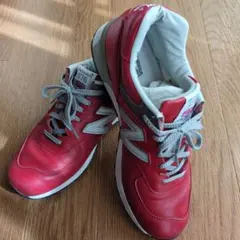 New Balance 576 レッド スニーカー