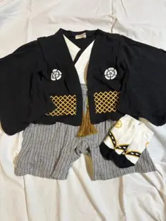 ベビー袴 70cm 靴下付き お食い初め 初節句