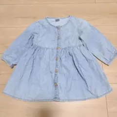 H&M ベビー デニムワンピース 80cm